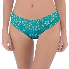 Abstract Pattern Geometric Backgrounds   Reversible Classic Bikini Bottoms by Eskimos