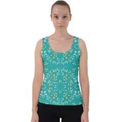 Abstract Pattern Geometric Backgrounds   Velvet Tank Top by Eskimos