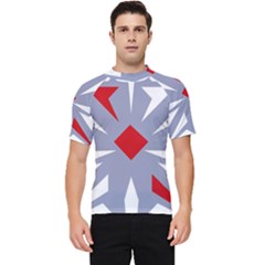 Abstract Pattern Geometric Backgrounds   Men s Short Sleeve Rash Guard by Eskimos