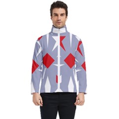 Abstract Pattern Geometric Backgrounds   Men s Bomber Jacket