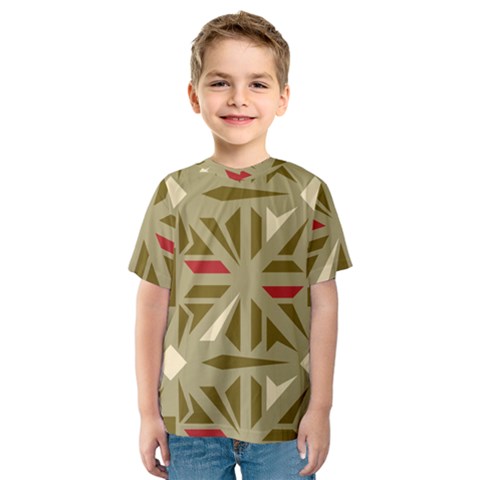 Abstract Pattern Geometric Backgrounds   Kids  Sport Mesh Tee by Eskimos