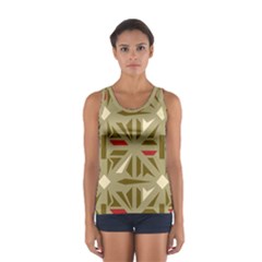 Abstract Pattern Geometric Backgrounds   Sport Tank Top  by Eskimos