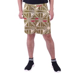 Abstract Pattern Geometric Backgrounds   Men s Pocket Shorts