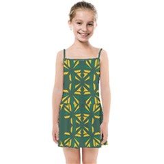 Abstract Pattern Geometric Backgrounds   Kids  Summer Sun Dress