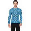 Abstract pattern geometric backgrounds   Men s Long Sleeve Rash Guard View1