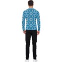 Abstract pattern geometric backgrounds   Men s Long Sleeve Rash Guard View2