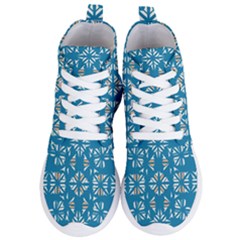 Abstract Pattern Geometric Backgrounds   Women s Lightweight High Top Sneakers by Eskimos