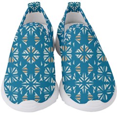 Abstract Pattern Geometric Backgrounds   Kids  Slip On Sneakers by Eskimos