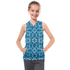 Abstract Pattern Geometric Backgrounds   Kids  Sleeveless Hoodie by Eskimos