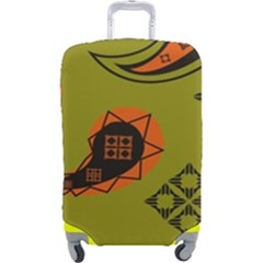 Floral Pattern Paisley Style Paisley Print  Doodle Background Luggage Cover (large) by Eskimos