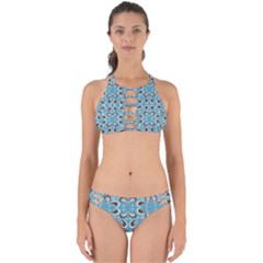 Floral Pattern Paisley Style Paisley Print  Doodle Background Perfectly Cut Out Bikini Set by Eskimos