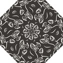 Folk flowers print Floral pattern Ethnic art Hook Handle Umbrellas (Large) View1