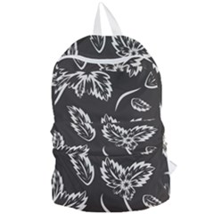 Folk Flowers Print Floral Pattern Ethnic Art Foldable Lightweight Backpack by Eskimos