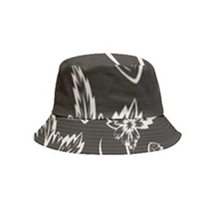 Folk Flowers Print Floral Pattern Ethnic Art Bucket Hat (kids) by Eskimos