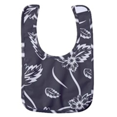 Folk Flowers Print Floral Pattern Ethnic Art Baby Bib by Eskimos