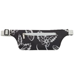 Folk Flowers Print Floral Pattern Ethnic Art Active Waist Bag by Eskimos