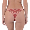 Floral folk damask pattern Fantasy flowers Floral geometric fantasy Reversible Bikini Bottom View2