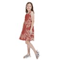 Floral folk damask pattern Fantasy flowers Floral geometric fantasy Kids  Skater Dress View2