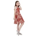 Floral folk damask pattern Fantasy flowers Floral geometric fantasy Kids  Skater Dress View3