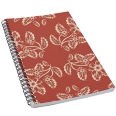 Floral Folk Damask Pattern Fantasy Flowers Floral Geometric Fantasy 5 5  X 8 5  Notebook by Eskimos