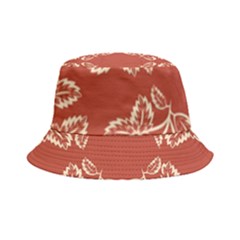 Floral Folk Damask Pattern Fantasy Flowers Floral Geometric Fantasy Bucket Hat by Eskimos