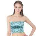 Floral folk damask pattern Fantasy flowers Floral geometric fantasy Tube Top View1