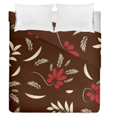 Sfolk Flowers Print Floral Pattern Ethnic Art Duvet Cover Double Side (queen Size) by Eskimos