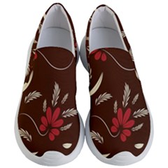 Sfolk Flowers Print Floral Pattern Ethnic Art Women s Lightweight Slip Ons by Eskimos