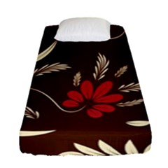 Sfolk Flowers Print Floral Pattern Ethnic Art Fitted Sheet (single Size) by Eskimos