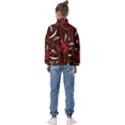 SFolk flowers print Floral pattern Ethnic art Kids  Half Zip Hoodie View2