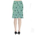 Folk flowers print Floral pattern Ethnic art Short Mermaid Skirt View2