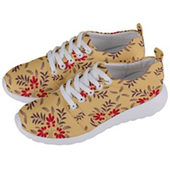 Floral Folk Damask Pattern Fantasy Flowers Floral Geometric Fantasy Men s Lightweight Sports Shoes by Eskimos