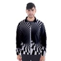 3d optical illusion, dark hole, funny effect Men s Windbreaker View1