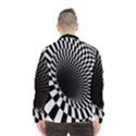 3d optical illusion, dark hole, funny effect Men s Windbreaker View2