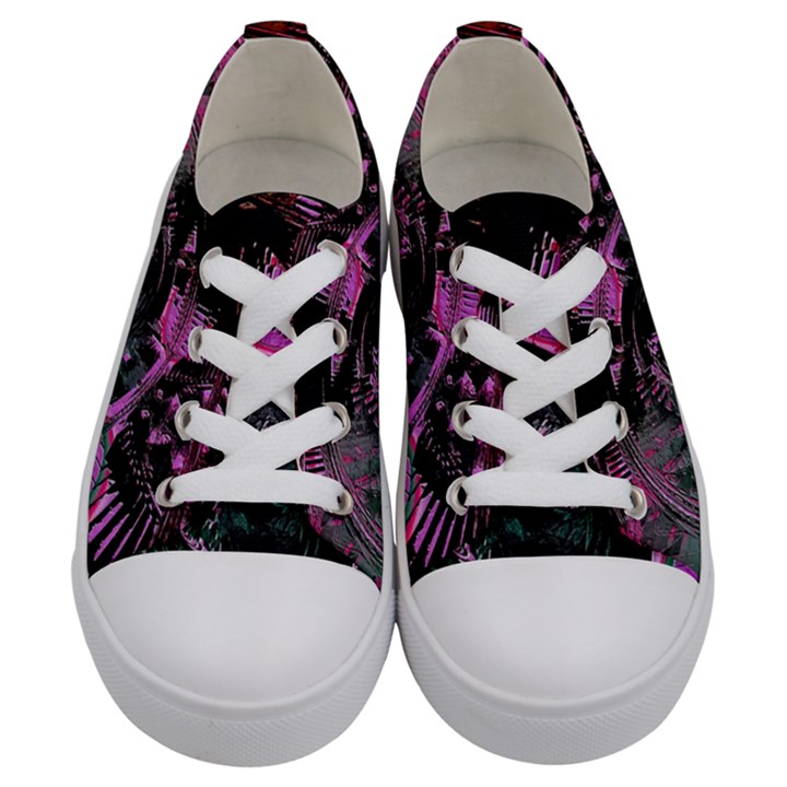 Doppler Ultrasound Kids  Low Top Canvas Sneakers