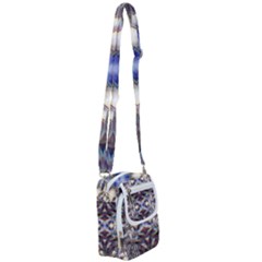 Diamonds And Flowers Shoulder Strap Belt Bag by MRNStudios