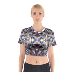 Diamonds And Flowers Cotton Crop Top by MRNStudios