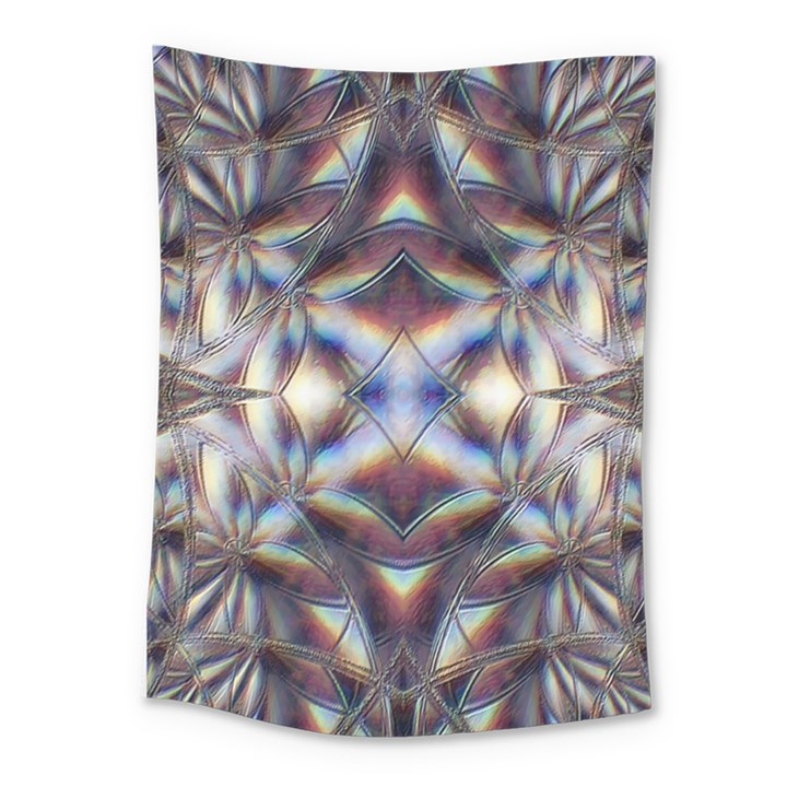 Diamonds And Flowers Medium Tapestry