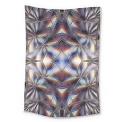 Diamonds And Flowers Large Tapestry by MRNStudios