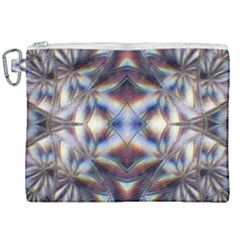 Diamonds And Flowers Canvas Cosmetic Bag (xxl) by MRNStudios