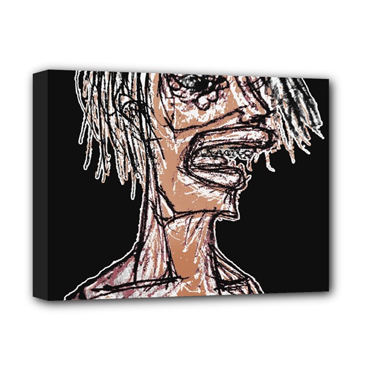 Sketchy Style Drawing Zombie Woman Deluxe Canvas 16  x 12  (Stretched) 