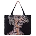 Sketchy Style Drawing Zombie Woman Zipper Medium Tote Bag View1