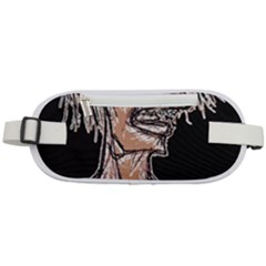 Sketchy Style Drawing Zombie Woman Rounded Waist Pouch by dflcprintsclothing