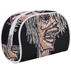 Sketchy Style Drawing Zombie Woman Make Up Case (large) by dflcprintsclothing