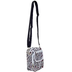 Demonic Skulls Pattern, Spooky Horror, Halloween Theme Shoulder Strap Belt Bag by Casemiro