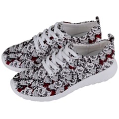 Demonic Skulls Pattern, Spooky Horror, Halloween Theme Men s Lightweight Sports Shoes by Casemiro