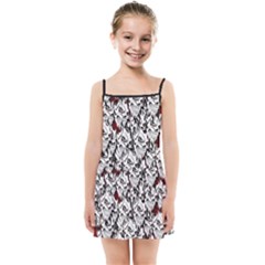 Demonic Skulls Pattern, Spooky Horror, Halloween Theme Kids  Summer Sun Dress