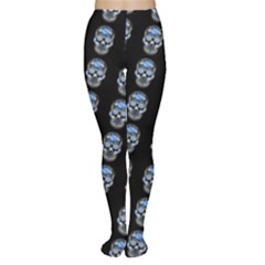 Skulls, Demonic Skull Pattern, Frida Kahlo Stylised Tights