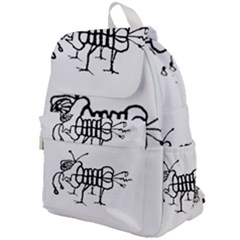 Fantasy Weird Insect Drawing Top Flap Backpack by dflcprintsclothing