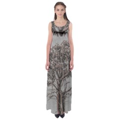 Big Tree Photo Illustration Empire Waist Maxi Dress by dflcprintsclothing